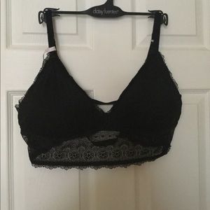Daisy Fuentes Black Lace Bralette